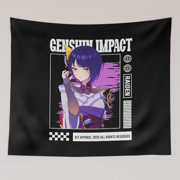 Item preview, Raiden - Genshin Impact  designed and sold by gontijoart.