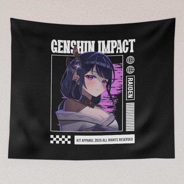 Item preview, Raiden - Genshin Impact  designed and sold by gontijoart.