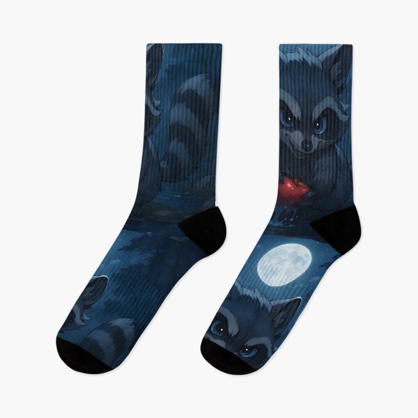 Item preview, Japanese Anime Style Raccoon Night designed and sold by LinStudio.