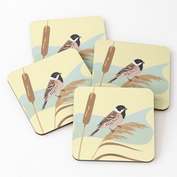 Item preview, The Reed Bunting - Minimalist Bunting Art designed and sold by TheArtEngineer.