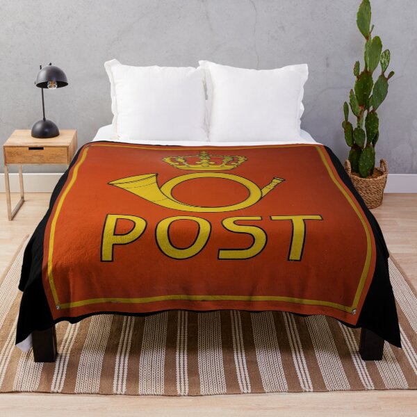 Item preview, Norwegian Post Service Vintage Poster designed and sold by KALEIDOSCOPE UK.