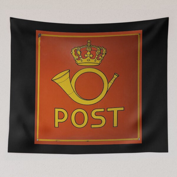 Item preview, Norwegian Post Service Vintage Poster  designed and sold by KALEIDOSCOPE UK.