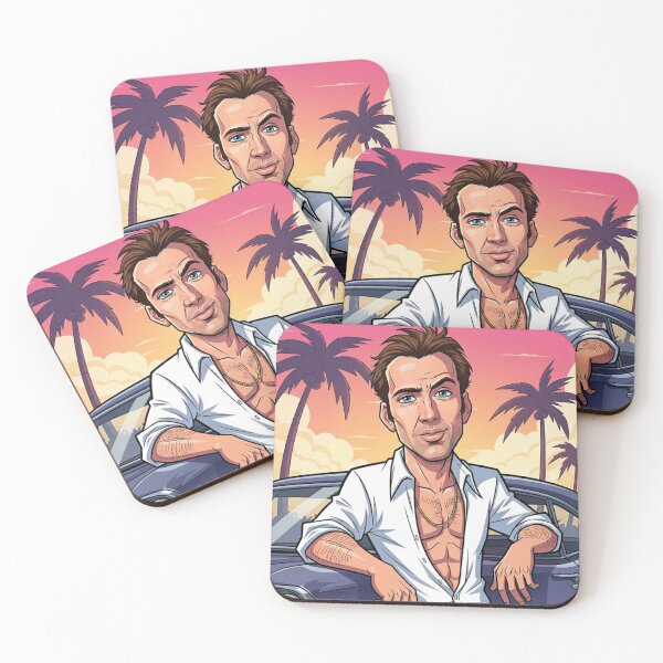 Item preview, Nicolas Cage Cartoon designed and sold by MattBStickers.