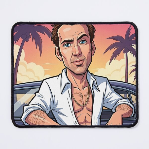 Item preview, Nicolas Cage Cartoon designed and sold by MattBStickers.