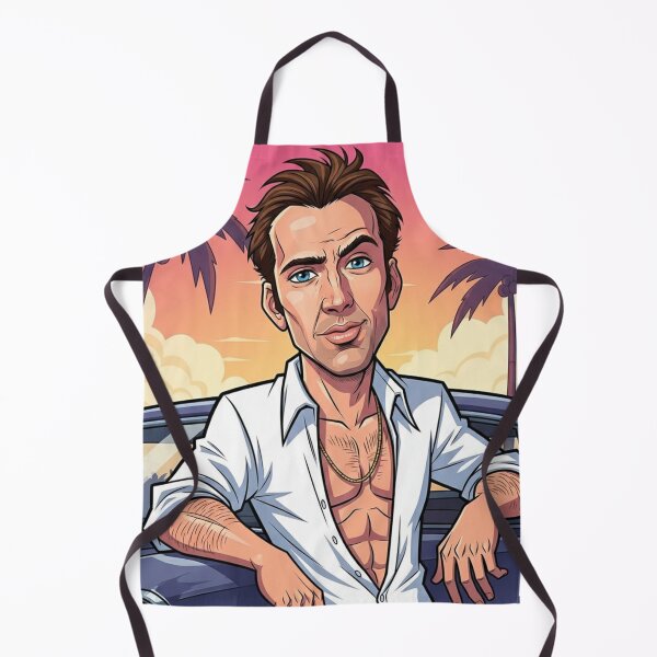 Item preview, Nicolas Cage Cartoon designed and sold by MattBStickers.