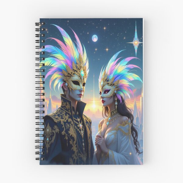 Item preview, Masquerade of Dreams – Golden elegance meets cosmic vibes in a surreal Starworld designed and sold by FotoworldEdel.
