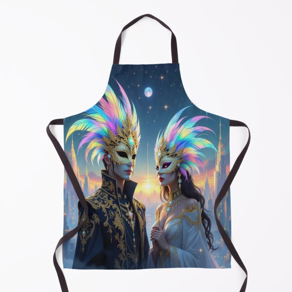 Item preview, Masquerade of Dreams – Golden elegance meets cosmic vibes in a surreal Starworld designed and sold by FotoworldEdel.