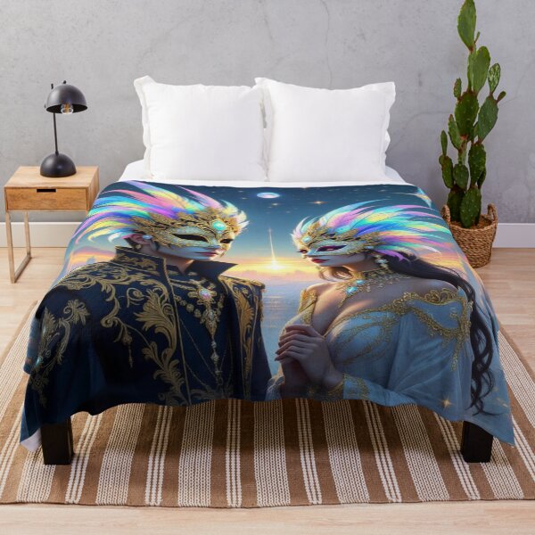 Item preview, Masquerade of Dreams – Golden elegance meets cosmic vibes in a surreal Starworld designed and sold by FotoworldEdel.