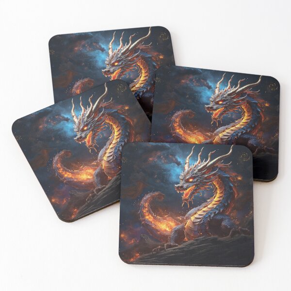 Item preview, fire-breathing night dragon ,Legendary Animals,dragon art,Legendary dragon designed and sold by Expressions-Sel.