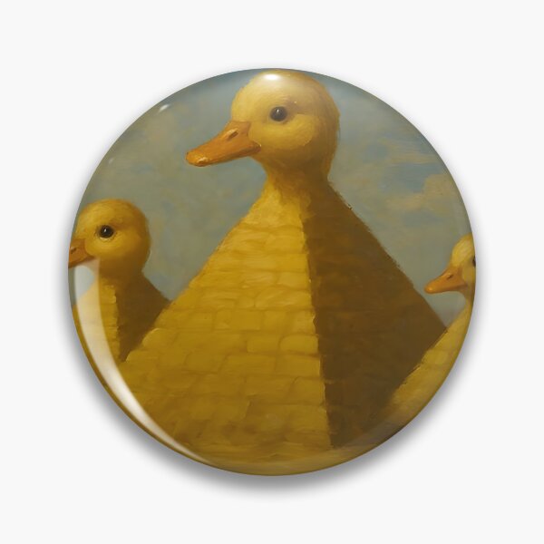 Item preview, Cute Funny Adorable Yellow Baby Duck Pyramids  designed and sold by SpookyRat1942.