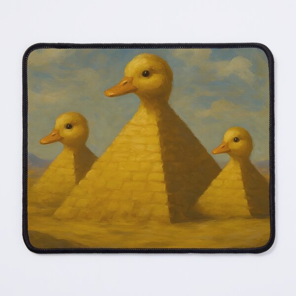 Item preview, Cute Funny Adorable Yellow Baby Duck Pyramids designed and sold by SpookyRat1942.