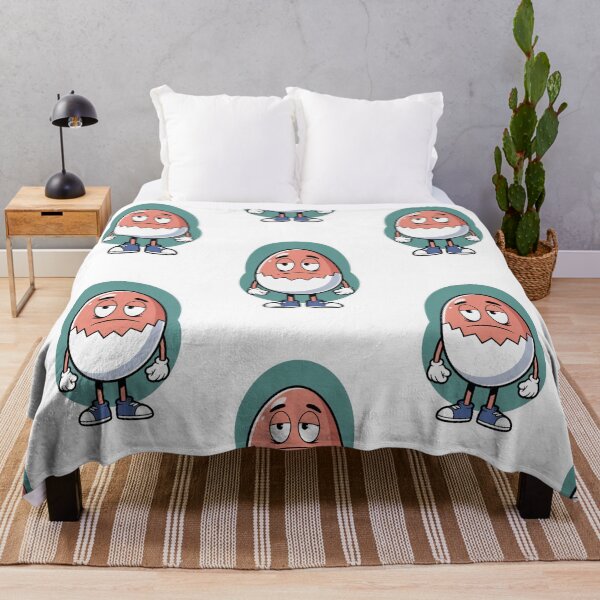 Item preview, Tired Egg Character – Funny Sarcastic Mood Sticker - Yolkie designed and sold by Moodzu.