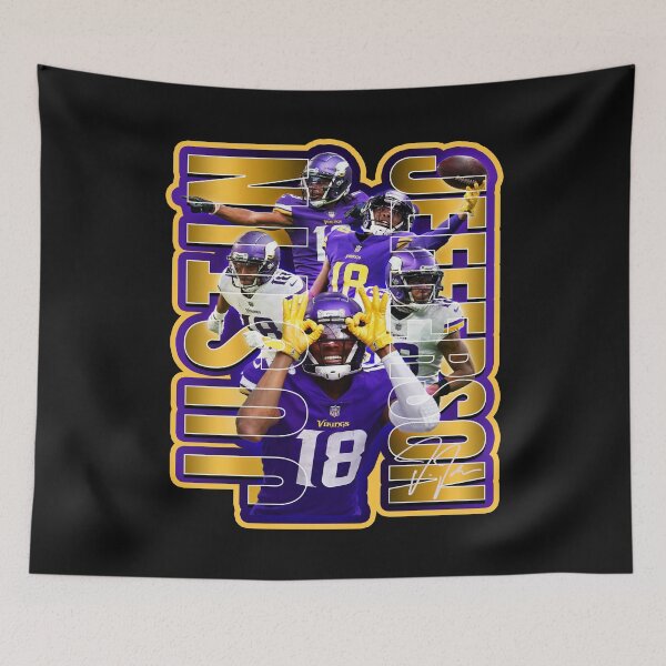 Item preview, Justin Jefferson | Football Star Artwork designed and sold by Zigmak.