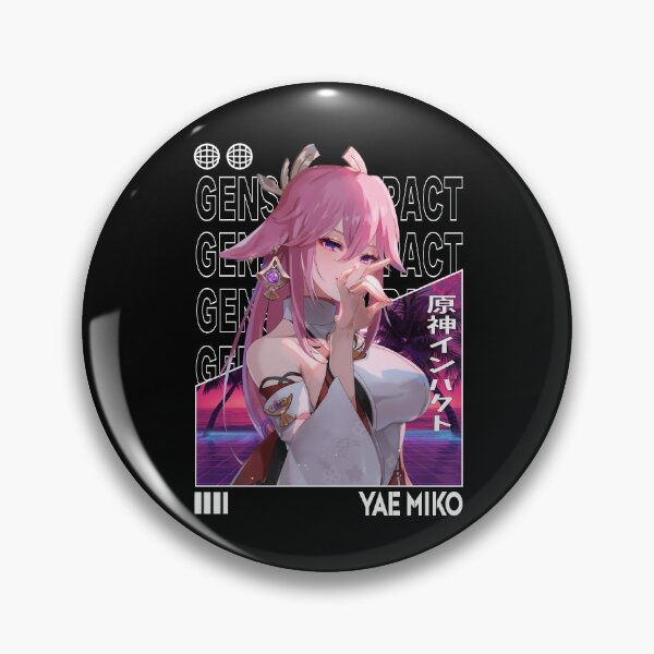 Item preview, Yae Miko - Genshin Impact designed and sold by fractusbarnsley.