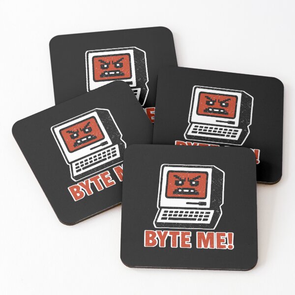 Item preview, Byte Me – Funny Retro Computer Geek designed and sold by Dazzlement.