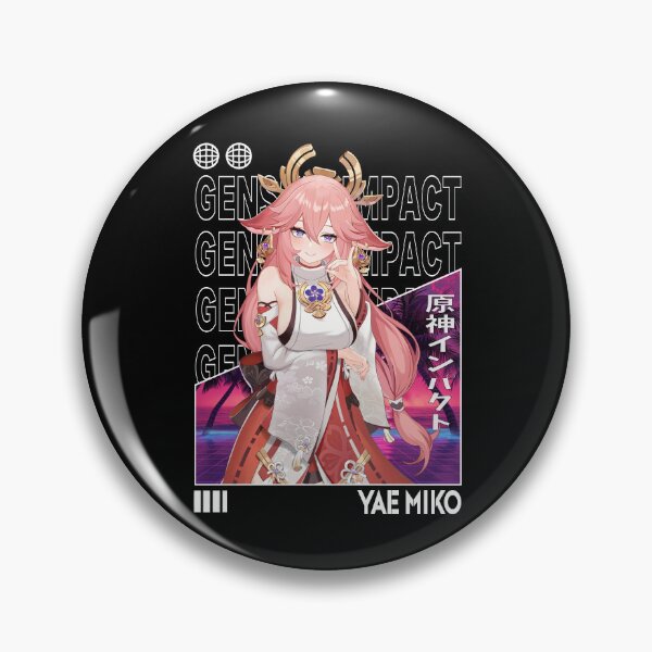 Item preview, Yae Miko - Genshin Impact designed and sold by fractusbarnsley.