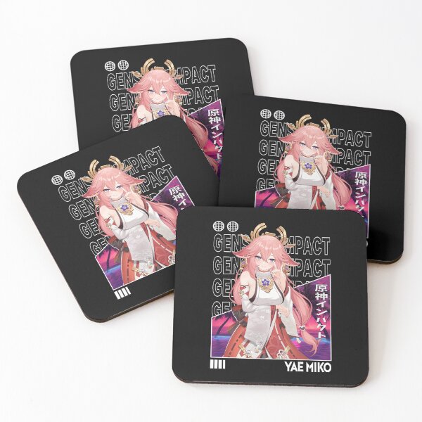 Item preview, Yae Miko - Genshin Impact designed and sold by fractusbarnsley.