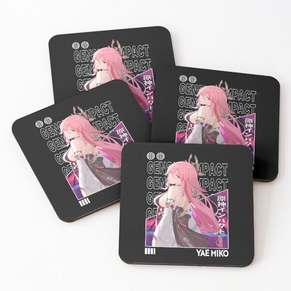 Item preview, Yae Miko - Genshin Impact designed and sold by fractusbarnsley.