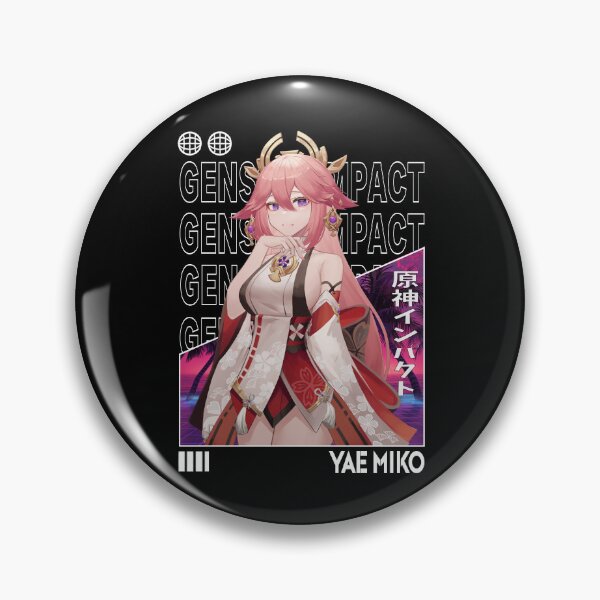 Item preview, Yae Miko - Genshin Impact designed and sold by fractusbarnsley.
