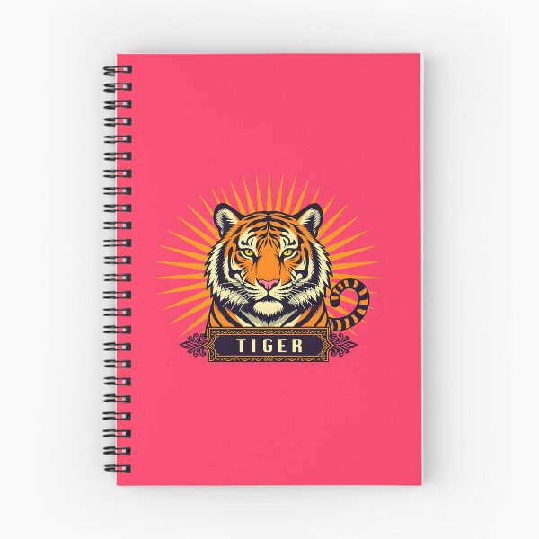 Item preview, Tiger - striking illustration in pink, orange and black designed and sold by SirenSeventyOne.