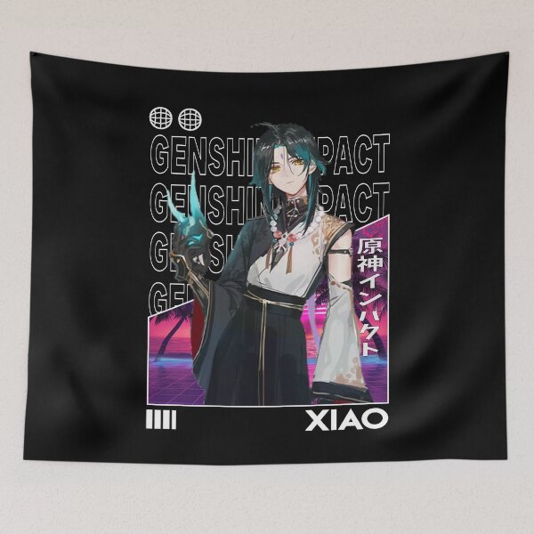 Item preview, Xiao - Genshin Impact designed and sold by fractusbarnsley.