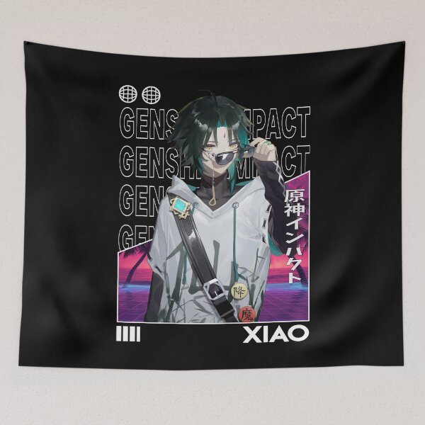 Item preview, Xiao - Genshin Impact designed and sold by fractusbarnsley.