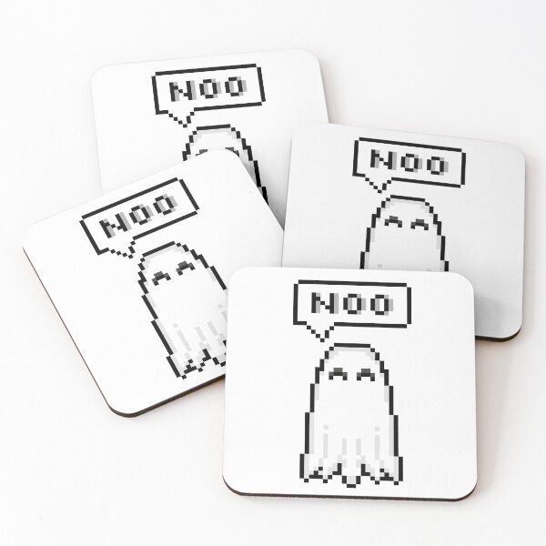 Item preview, Ghost Disagree and Disapprove Pixel Art designed and sold by Ally-Bee33.