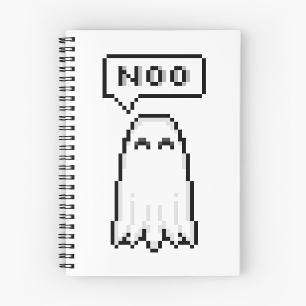 Item preview, Ghost Disagree and Disapprove Pixel Art designed and sold by Ally-Bee33.