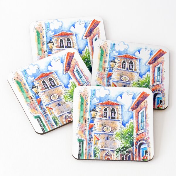 Item preview, Trausse Minervois. L'Eglise Saint Martin designed and sold by ErinHillStudio.