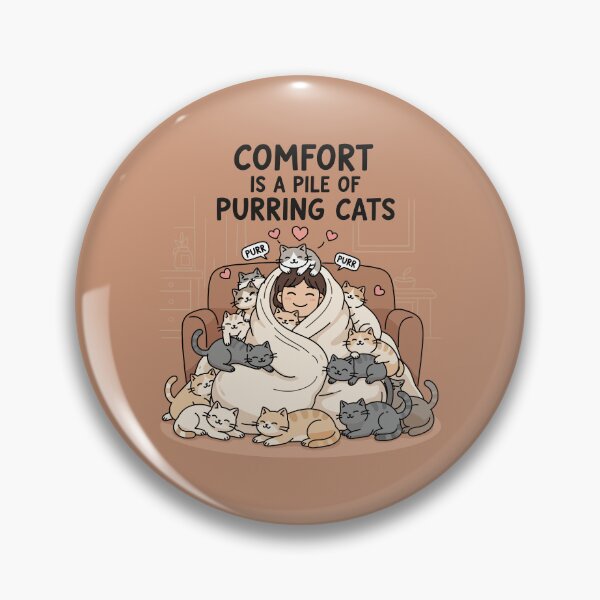 Item preview, Comfort is a Pile of Purring Cats designed and sold by Amir Faysal.