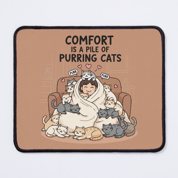 Item preview, Comfort is a Pile of Purring Cats designed and sold by Amir Faysal.