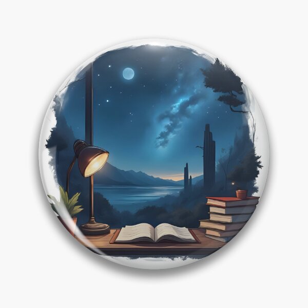 Item preview, Starry Night Study Vibes – Cozy Academic Aesthetic designed and sold by Pixel--Threads.