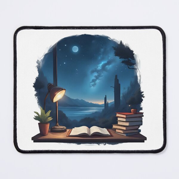 Item preview, Starry Night Study Vibes – Cozy Academic Aesthetic designed and sold by Pixel--Threads.