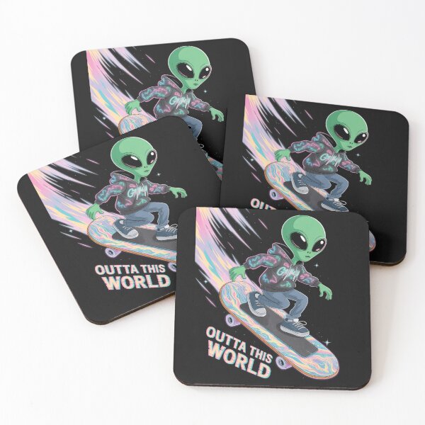 Item preview, Alien Skating Outta This World designed and sold by Enea Kelo.