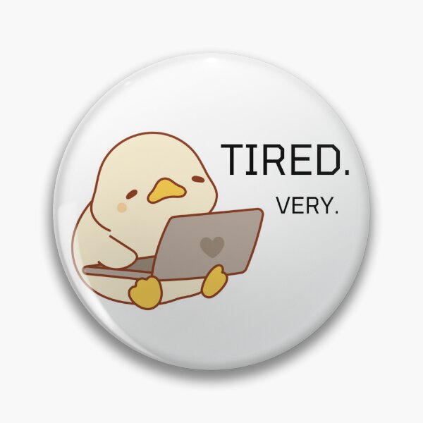Item preview, Cute funny duck with computer designed and sold by mochi-melt.