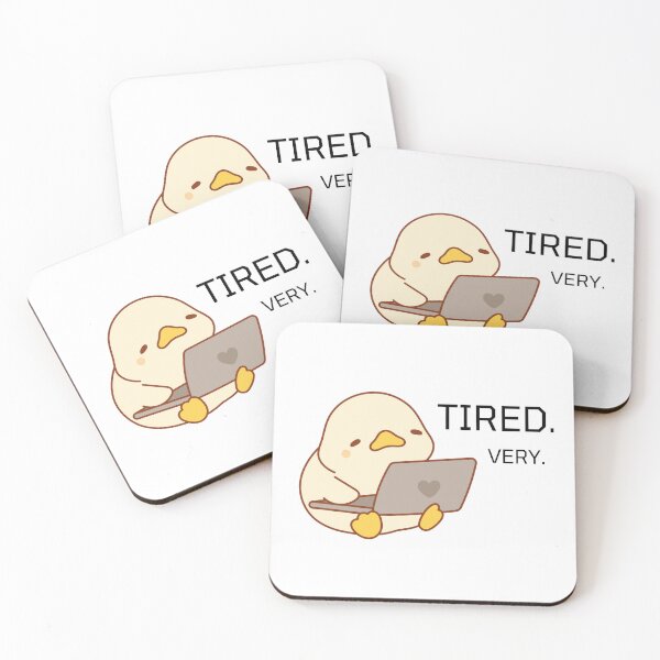 Item preview, Cute funny duck with computer designed and sold by mochi-melt.