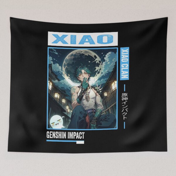 Item preview, Xiao - Genshin Impact designed and sold by Anni-tett.