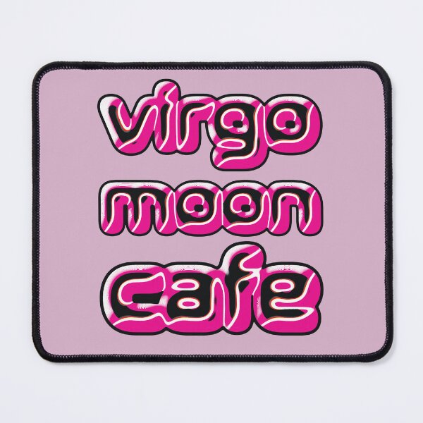 Item preview, Typography of Virgo Moon Cafe with Unique Stroke Patterns designed and sold by cremedecolor.