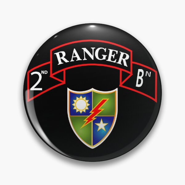 Item preview, SOF - 2nd Ranger Battalion Scroll with DUI X 300 designed and sold by Military Insignia Products.