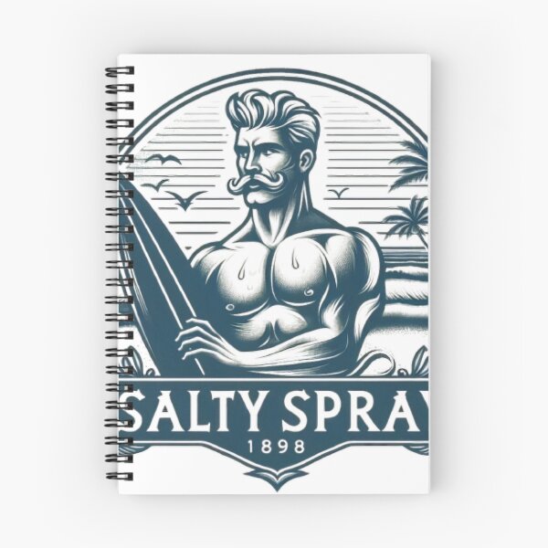 Item preview, Vintage Mustache and Surf designed and sold by SaltySpraySurf.