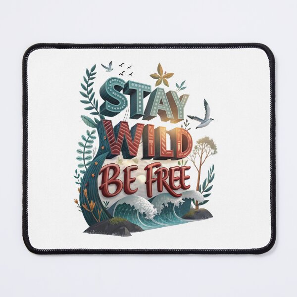 Item preview, Stay Wild, Be Free designed and sold by saied-tantawy.