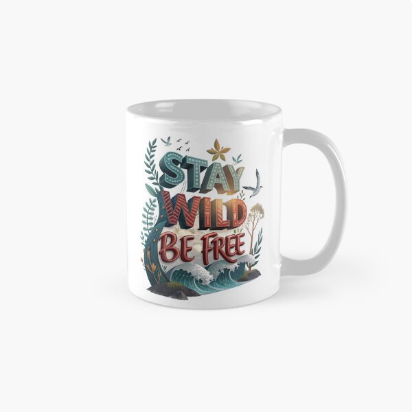 Item preview, Stay Wild, Be Free designed and sold by saied-tantawy.