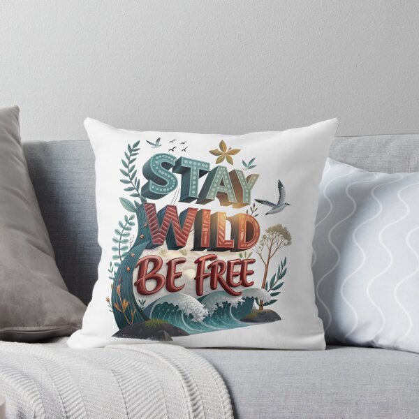Item preview, Stay Wild, Be Free designed and sold by saied-tantawy.