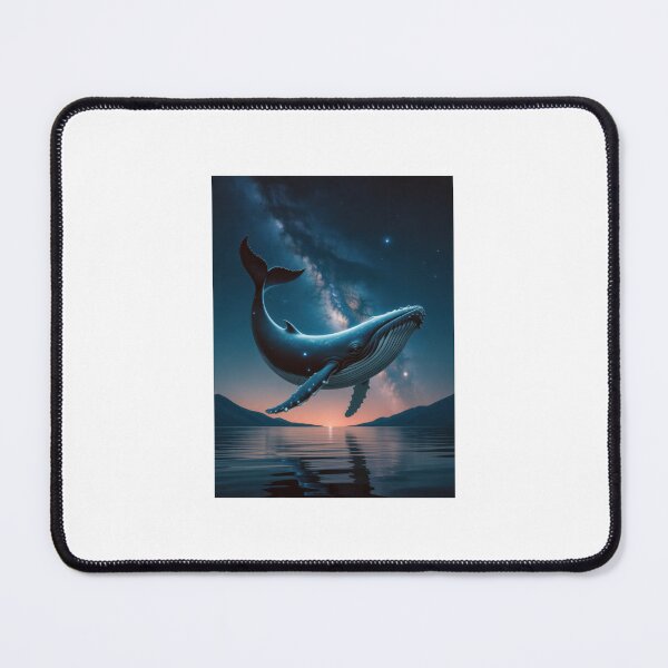 Item preview, Cosmic Whale – Surreal Galaxy Ocean Artwork designed and sold by Enea Kelo.