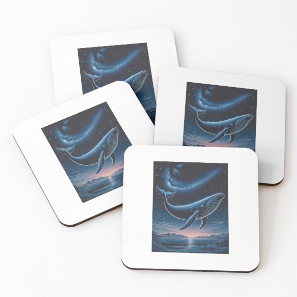 Item preview, Cosmic Whale – Surreal Galaxy Ocean Artwork designed and sold by Enea Kelo.