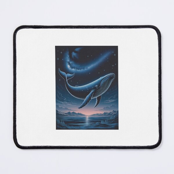 Item preview, Cosmic Whale – Surreal Galaxy Ocean Artwork designed and sold by Enea Kelo.
