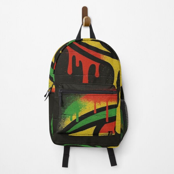 Item preview, “Graffiti Eye – Ethiopian Flag Colors with San Francisco Skyline” designed and sold by AtikumW.