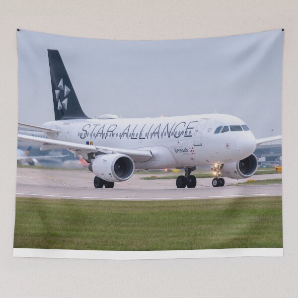 Item preview, Brussels Airlines Star Alliance Livery Airbus A319 OO-SSY MAN designed and sold by Skyframe Aviation.