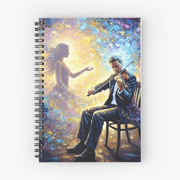 Item preview, The violinist remembers his beloved in a magical musical atmosphere that combines magic, music, and poetry. designed and sold by jotcar.