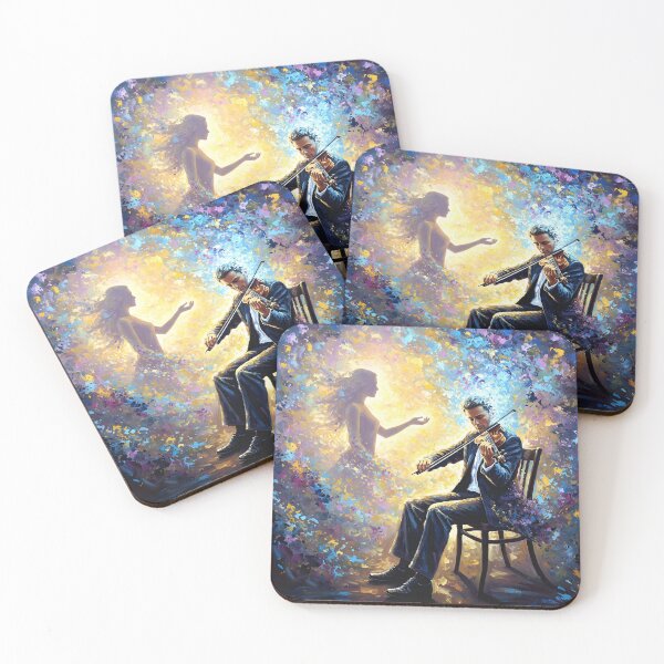 Item preview, The violinist remembers his beloved in a magical musical atmosphere that combines magic, music, and poetry. designed and sold by jotcar.